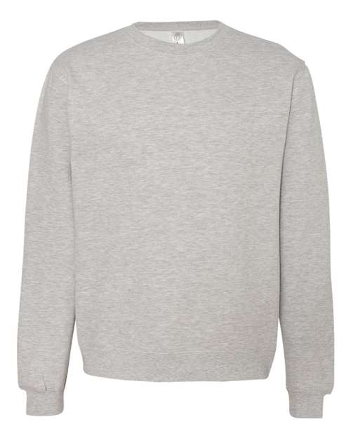 Unisex Midweight Crewneck Sweatshirt — Grey Heather