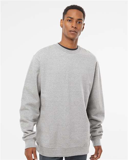 Unisex Midweight Crewneck Sweatshirt — Grey Heather