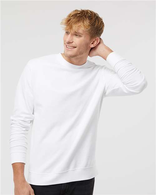 Unisex Midweight Crewneck Sweatshirt — White