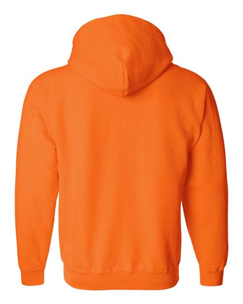 Unisex Heavy Blend™ Full-Zip Hooded Sweatshirt — Safety Orange
