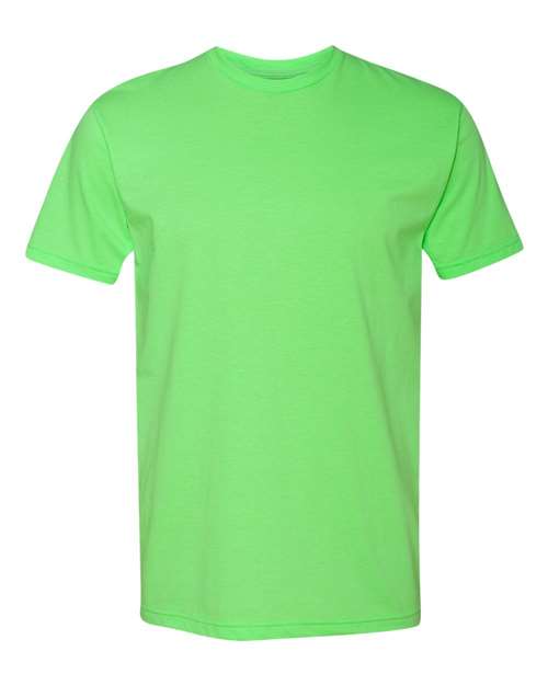 Unisex CVC Tee — Neon Heather Green