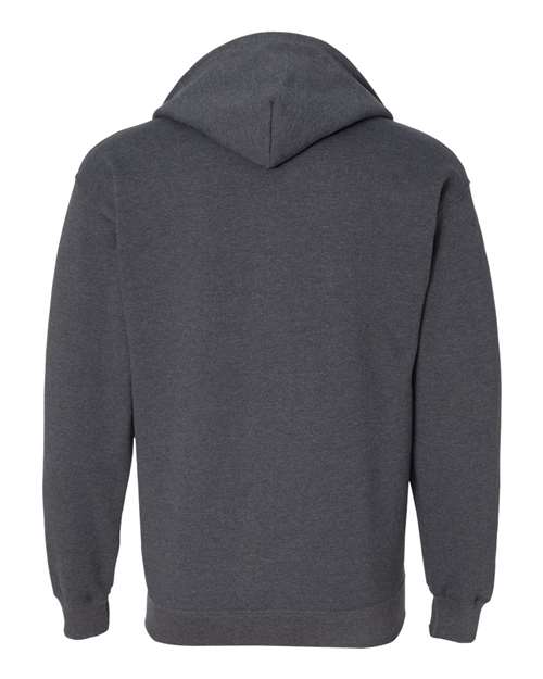 Unisex Heavy Blend™ Full-Zip Hooded Sweatshirt — Dark Heather