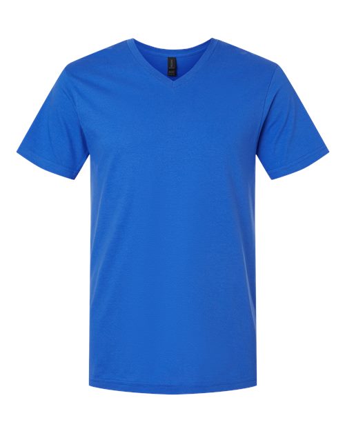 Unisex Softstyle® V-Neck T-Shirt — Royal