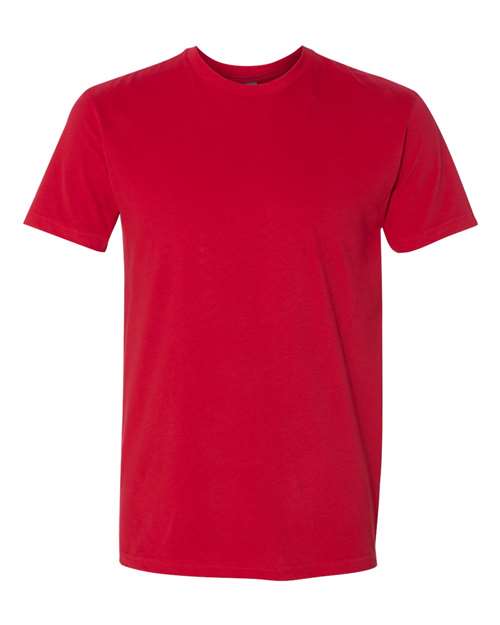 Unisex Sueded Tee — Red