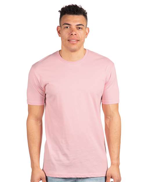 Unisex Cotton Tee — Light Pink