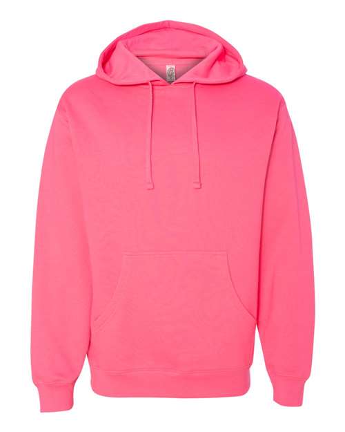 Unisex Midweight Hooded Sweatshirt — Neon Pink