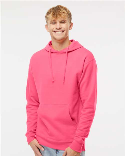 Unisex Midweight Hooded Sweatshirt — Neon Pink