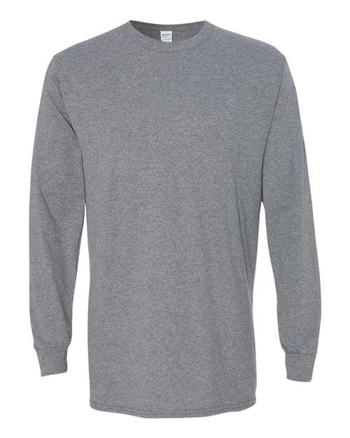 Unisex Heavy Cotton™ Long Sleeve T-Shirt — Graphite Heather