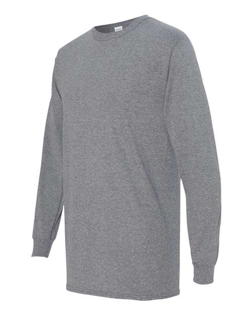 Unisex Heavy Cotton™ Long Sleeve T-Shirt — Graphite Heather