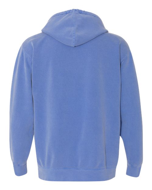 Unisex Garment-Dyed Hooded Sweatshirt — Flo Blue