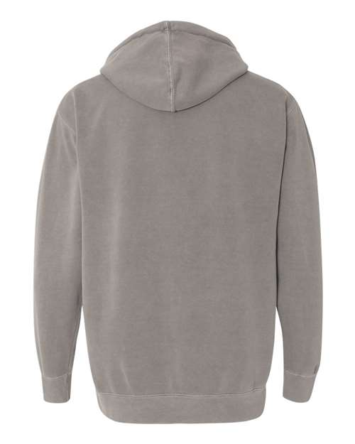 Unisex Garment-Dyed Hooded Sweatshirt — Grey