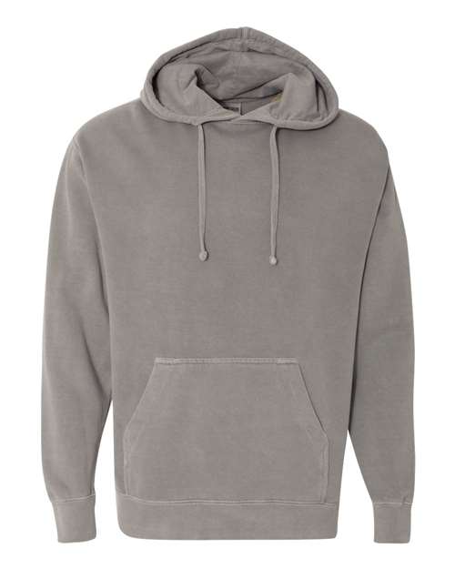 Unisex Garment-Dyed Hooded Sweatshirt — Grey
