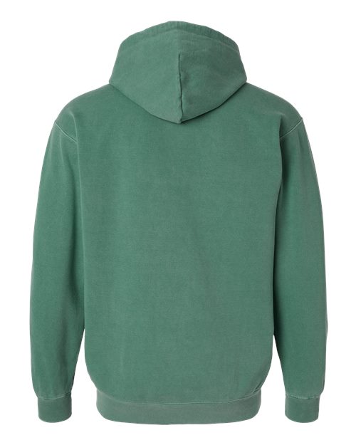 Unisex Garment-Dyed Hooded Sweatshirt — Light Green