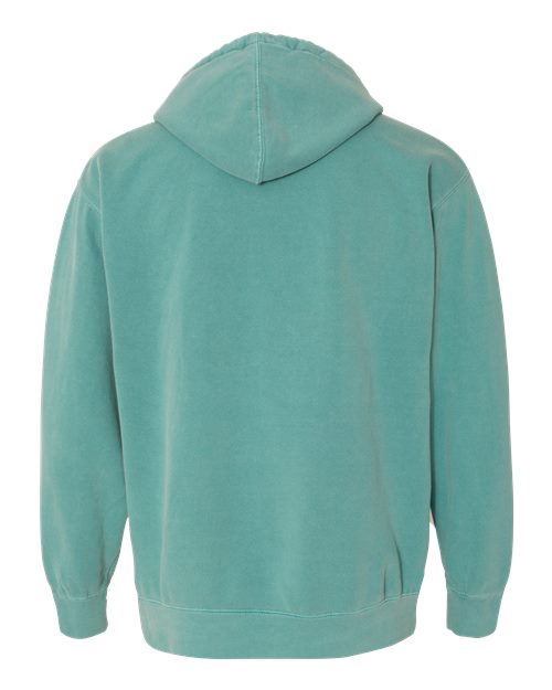 Unisex Garment-Dyed Hooded Sweatshirt — Seafoam