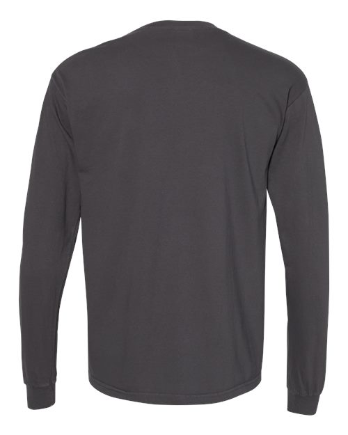 Unisex Garment-Dyed Heavyweight Long Sleeve T-Shirt — Graphite