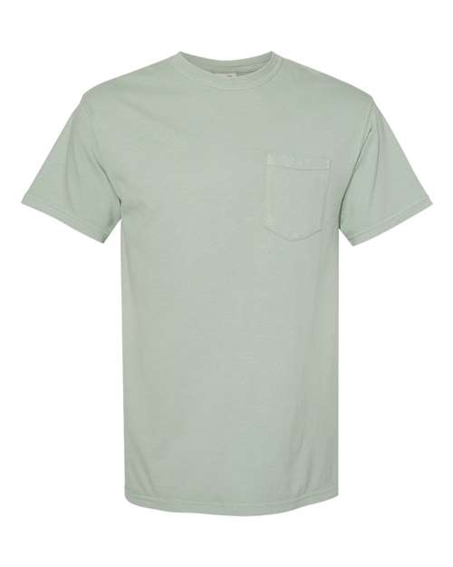 Unisex Garment-Dyed Heavyweight Pocket T-Shirt — Bay