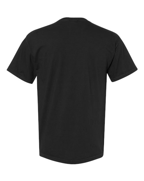 Unisex Garment-Dyed Heavyweight Pocket T-Shirt — Black