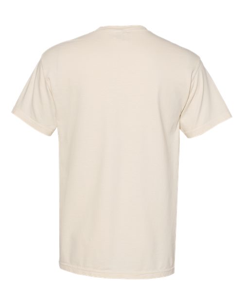 Unisex Garment-Dyed Heavyweight Pocket T-Shirt — Ivory