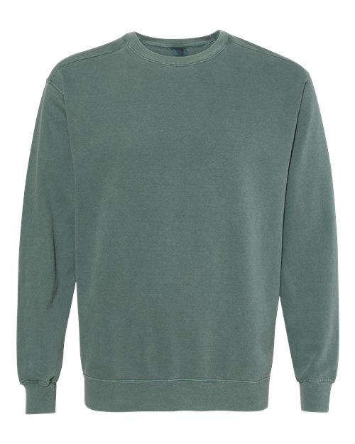Unisex Garment-Dyed Crewneck Sweatshirt — Blue Spruce