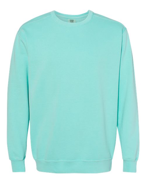 Unisex Garment-Dyed Crewneck Sweatshirt — Chalky Mint