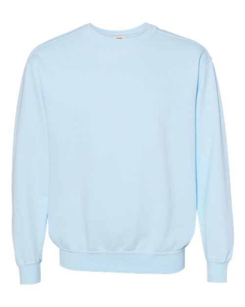Unisex Garment-Dyed Crewneck Sweatshirt — Chambray