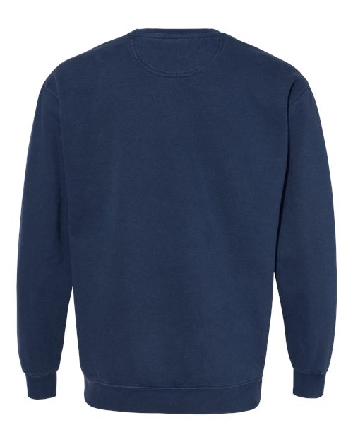 Unisex Garment-Dyed Crewneck Sweatshirt — True Navy