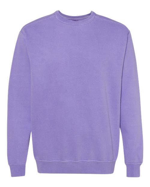Unisex Garment-Dyed Crewneck Sweatshirt — Violet