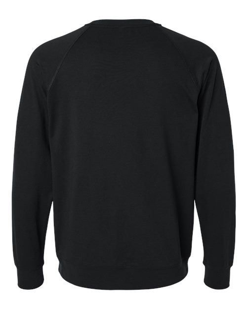 Unisex Laguna Raglan Crewneck Sweatshirt — Black