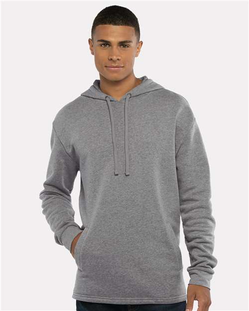 Unisex Malibu Welt Pocket Hoodie Sweatshirt — Heather Grey