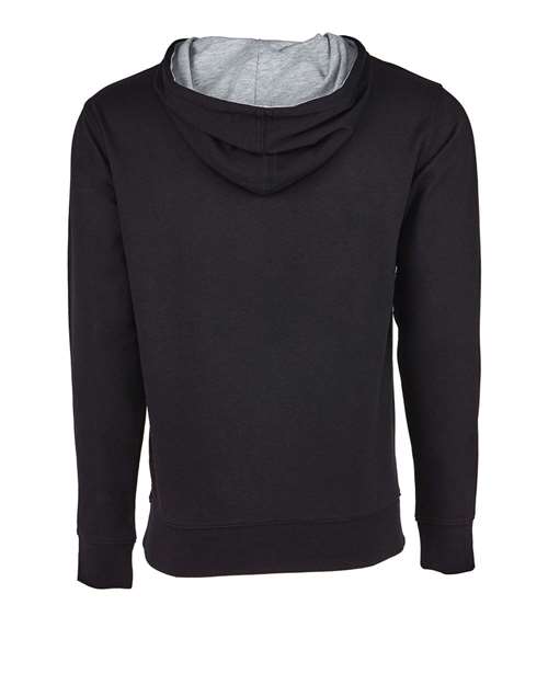 Unisex Laguna Hoodie Sweatshirt — Black/ Heather Grey
