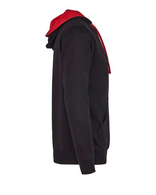 Unisex Laguna Hoodie Sweatshirt — Black/ Red
