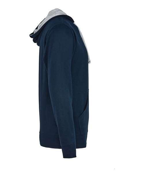 Unisex Laguna Hoodie Sweatshirt — Midnight Navy/ Heather Grey