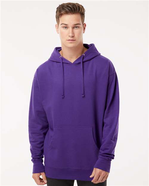 Unisex Midweight Hooded Sweatshirt — Purple