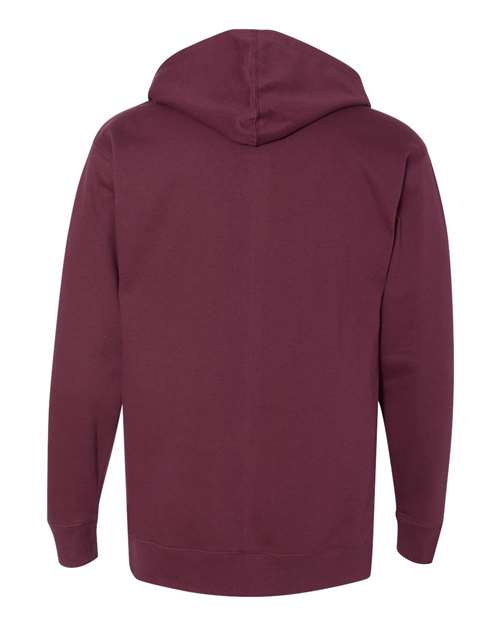 Unisex Midweight Hooded Sweatshirt — Maroon