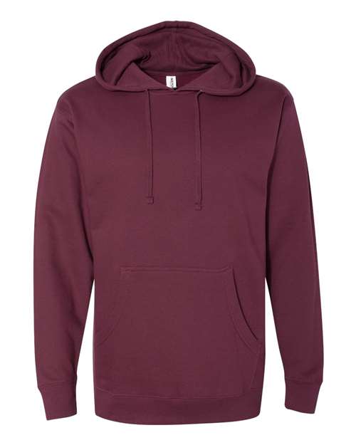 Unisex Midweight Hooded Sweatshirt — Maroon