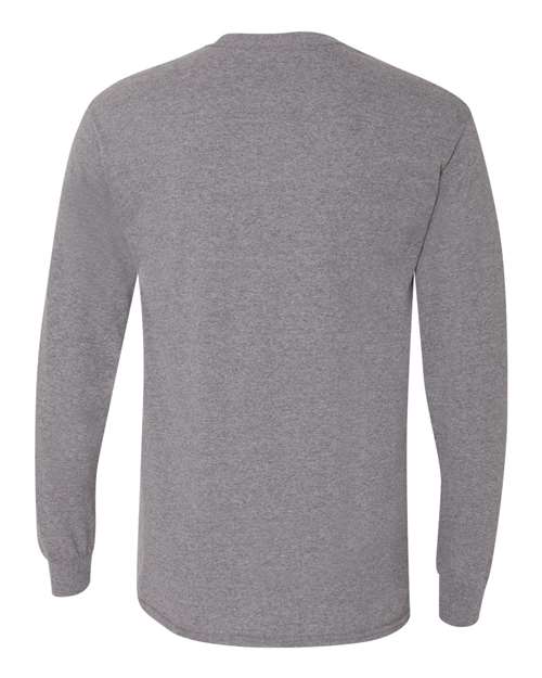 Unisex DryBlend® 50/50 Long Sleeve T-Shirt — Graphite Heather