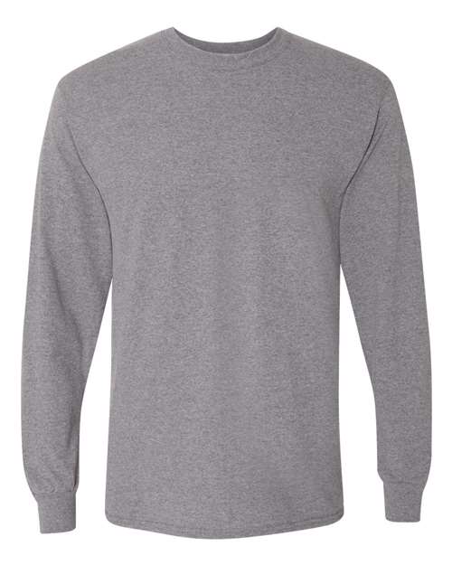 Unisex DryBlend® 50/50 Long Sleeve T-Shirt — Graphite Heather