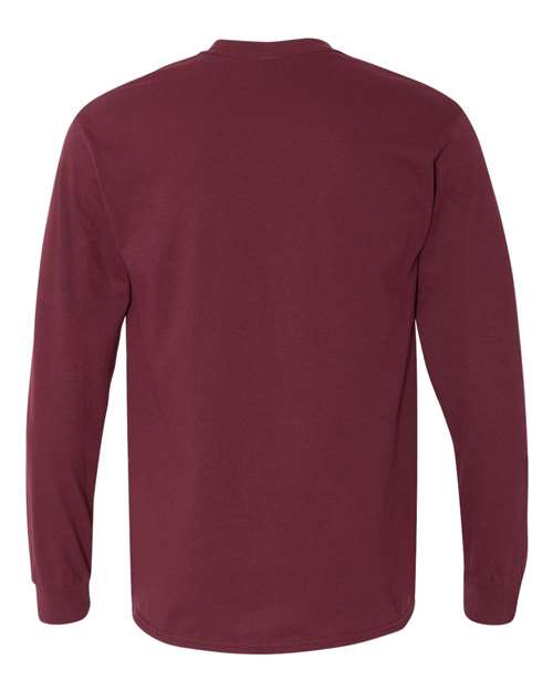 Unisex Heavy Cotton™ Long Sleeve T-Shirt — Maroon