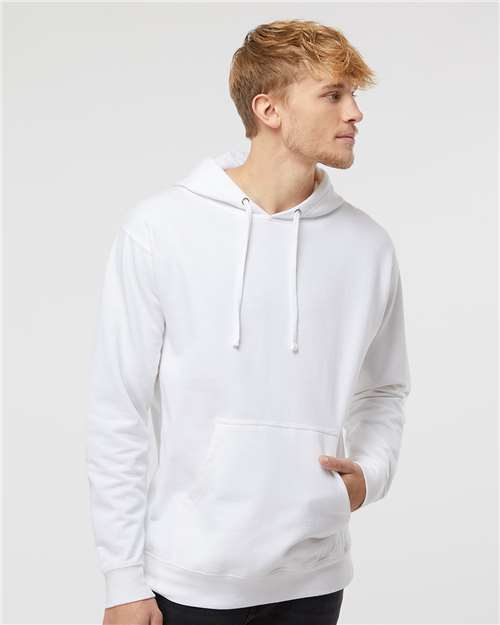 Unisex Midweight Hooded Sweatshirt — White