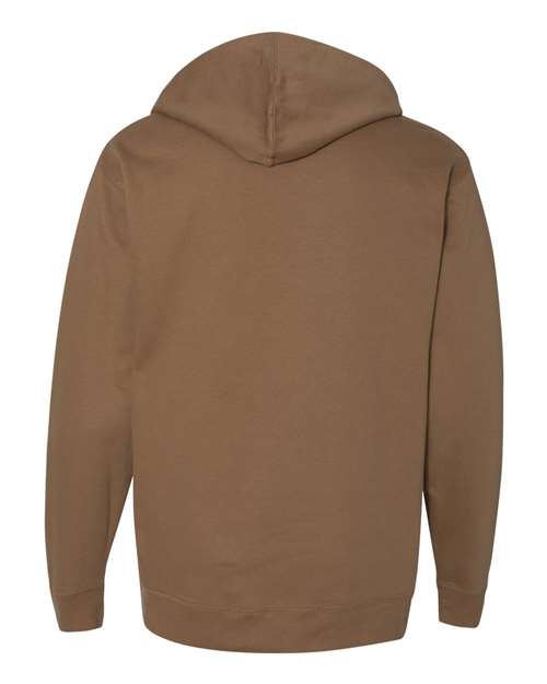 Unisex Midweight Hooded Sweatshirt — Saddle