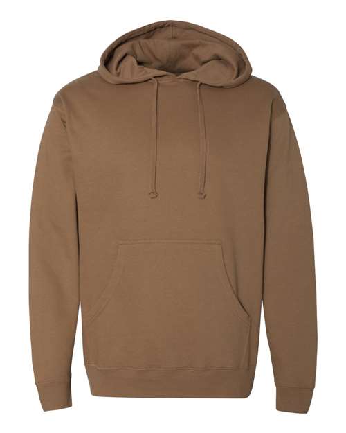 Unisex Midweight Hooded Sweatshirt — Saddle