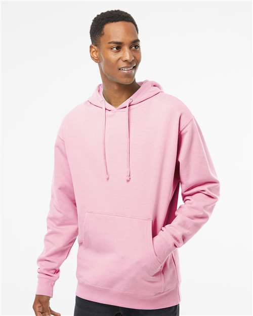 Unisex Midweight Hooded Sweatshirt — Light Pink