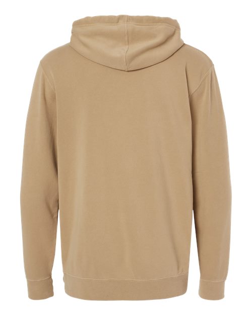 Unisex Midweight Pigment-Dyed Hooded Sweatshirt — Pigment Sandstone