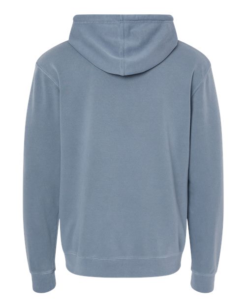 Unisex Midweight Pigment-Dyed Hooded Sweatshirt — Pigment Slate Blue