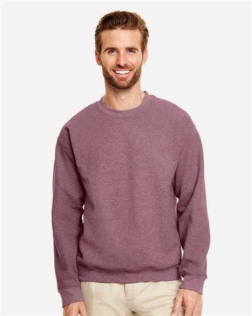 Unisex Heavy Blend™ Crewneck Sweatshirt — Heather Dark Maroon