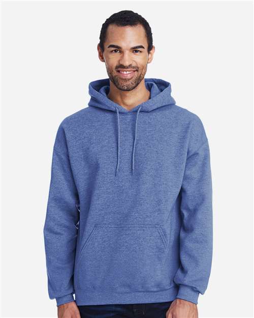 Unisex Heavy Blend™ Hooded Sweatshirt — Heather Deep Royal