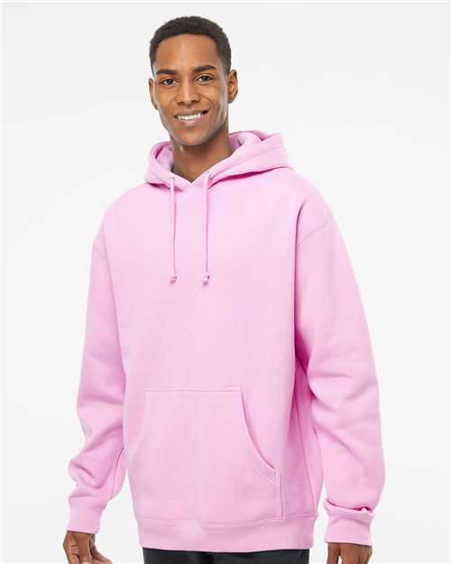 Unisex Heavyweight Hooded Sweatshirt — Light Pink