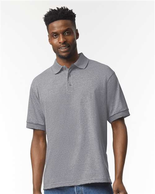 Unisex DryBlend® Polo — Graphite Heather