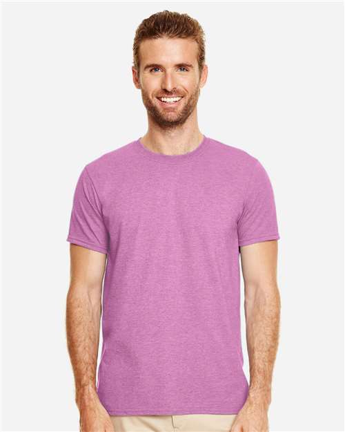 Unisex Softstyle® T-Shirt — Heather Radiant Orchid