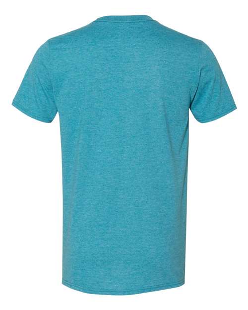 Unisex Softstyle® T-Shirt — Heather Galapagos Blue